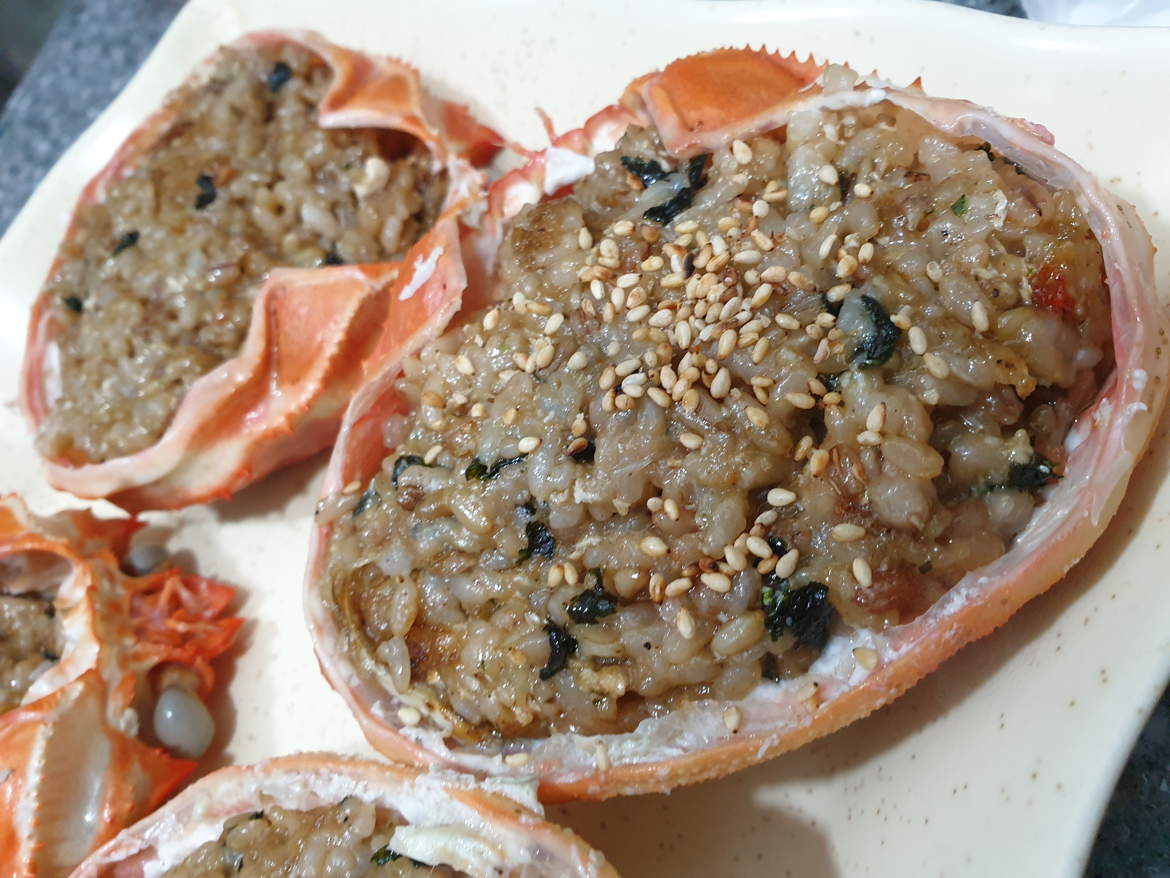 게 딱지안의 볶음밥