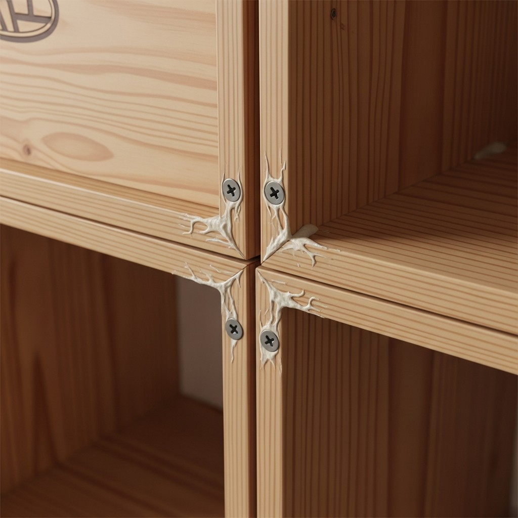 와인박스 나사 고정