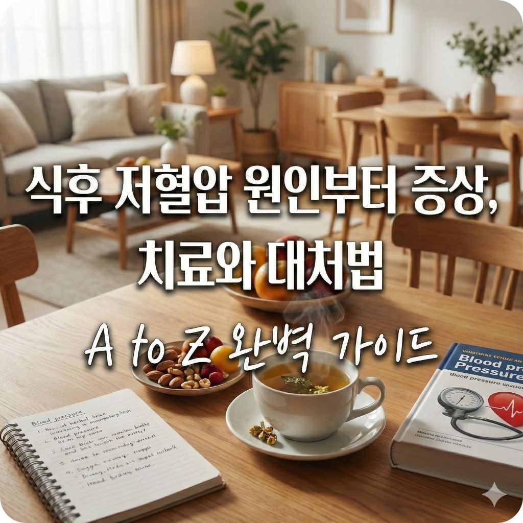 식후 저혈압 원인 증상