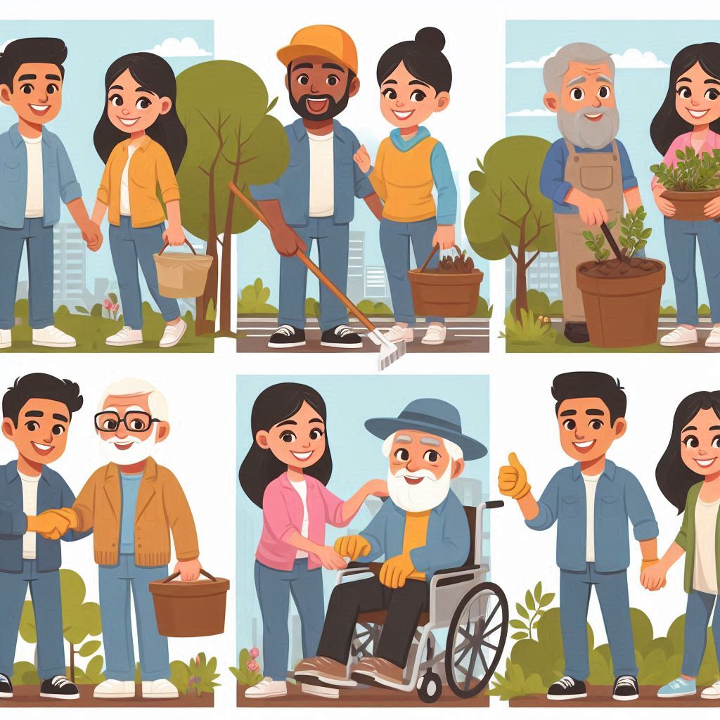 나는 동네 유기 동물 보호소에서 봉사하고 있어.