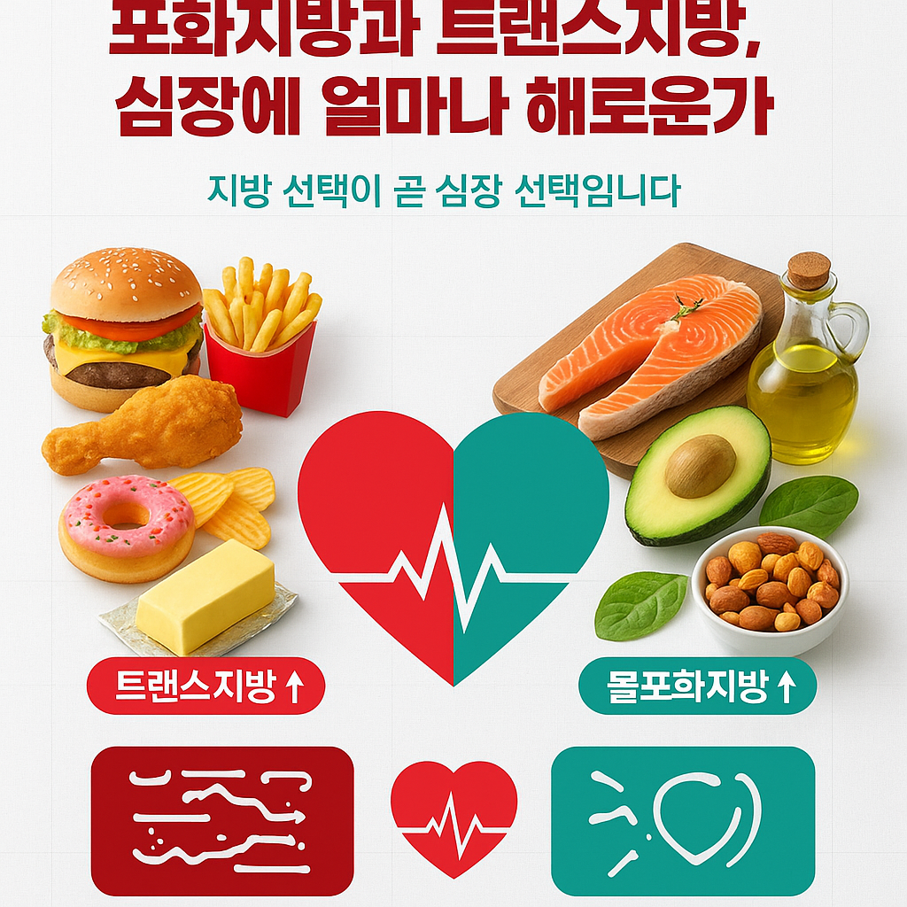 1.포화지방과 트랜스지방,
심장에 얼마나 해로운가?