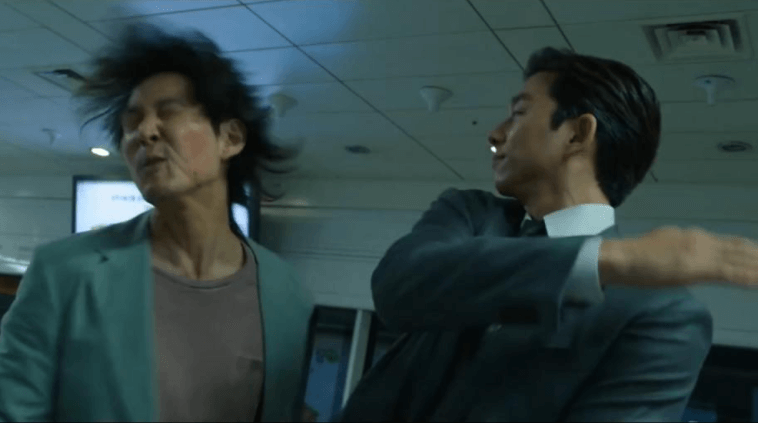 오징어 게임에서 이정재와 공유