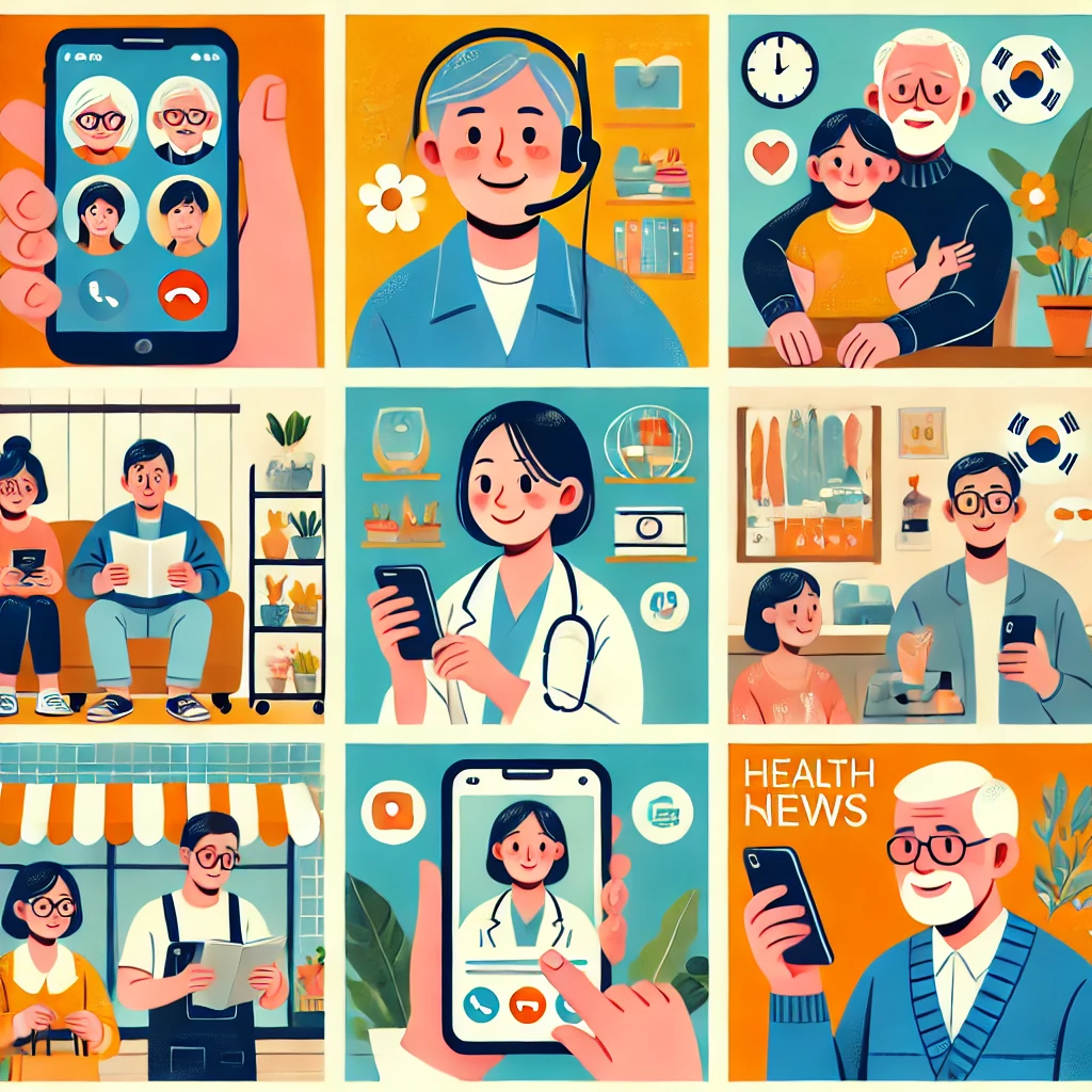 중장년층을 위한 스마트폰 사용