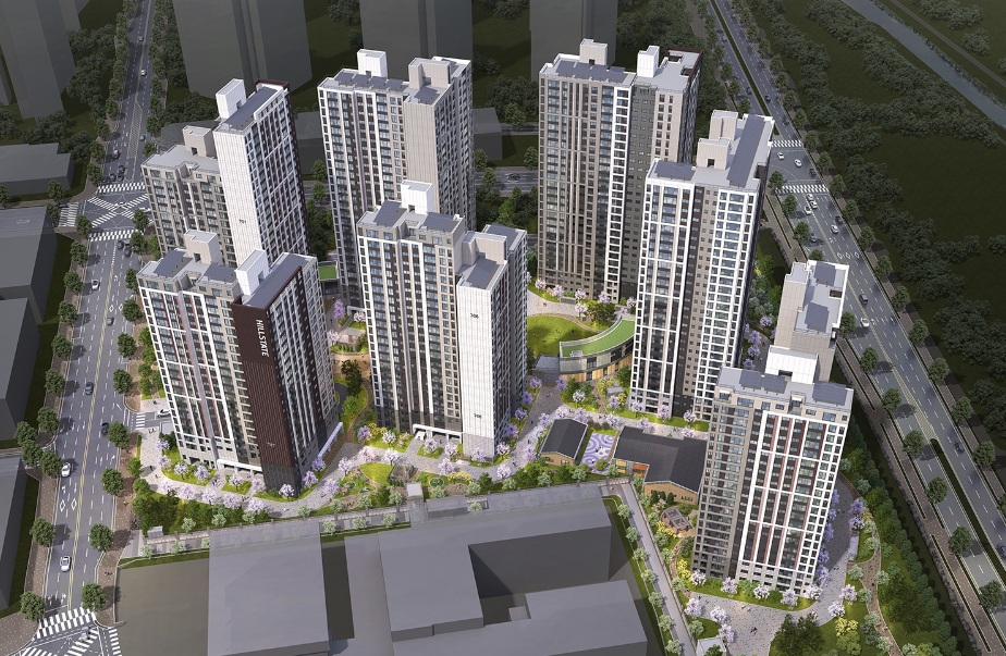 힐스테이트 용인 마크밸리 단지 동선