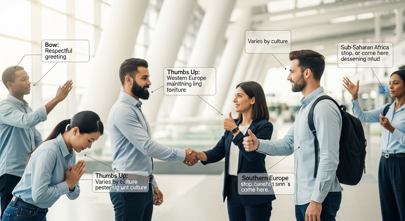 해외여행 필수 손동작 제스처 매너