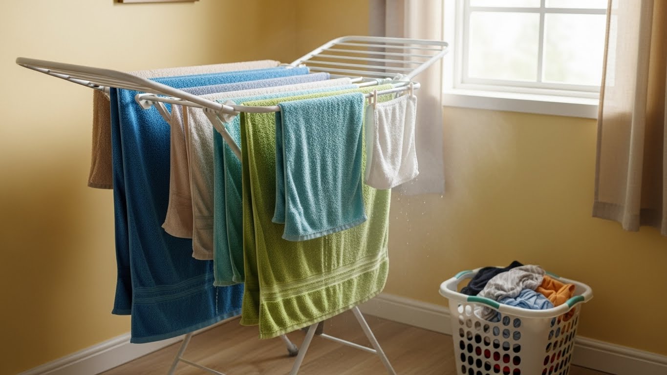 겨울철천연가습기수건