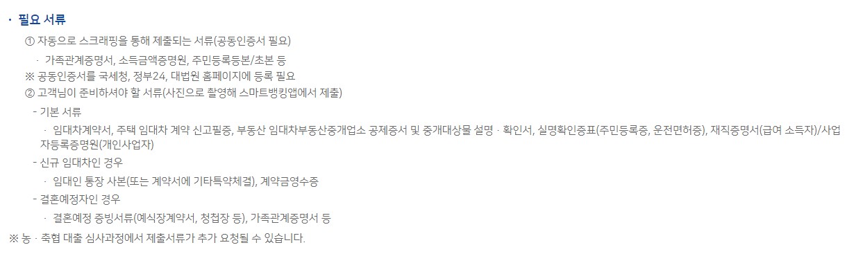 농협 전세자금대출 조건 금리 한도 서류 NH콕전세론