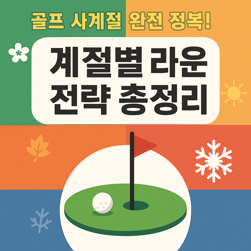 골프 사계절 완전 정복! 계절별 라운드 전략 총정리 사진