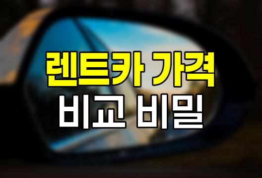 장기 렌트카 가격 비교의 숨은 비밀