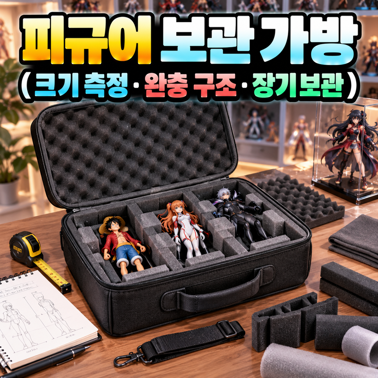 피규어 보관 가방