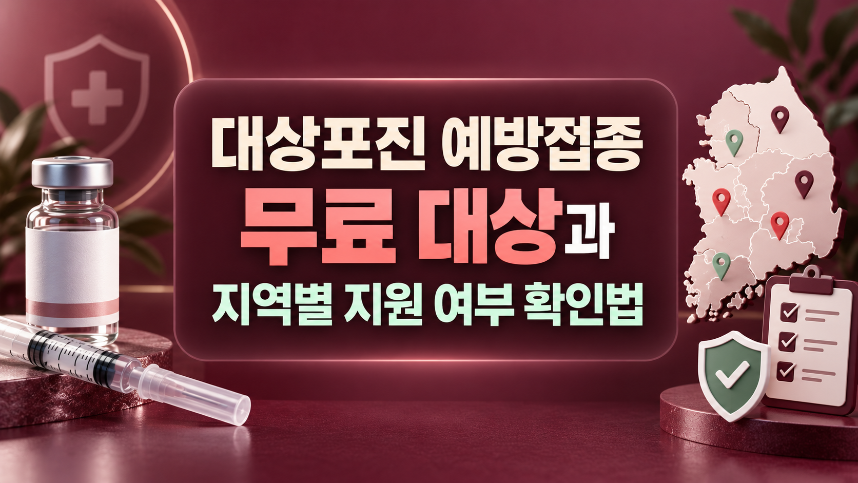 대상포진 예방접종 무료 대상과 지역별 지원 여부 확인법 총정리
