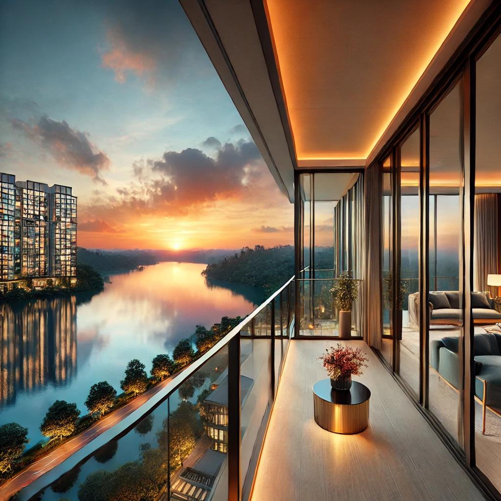 한강뷰 아파트 e편한세상 성성호수공원