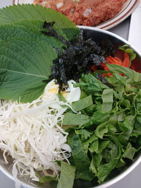 김밥처럼 쫄면 비주얼