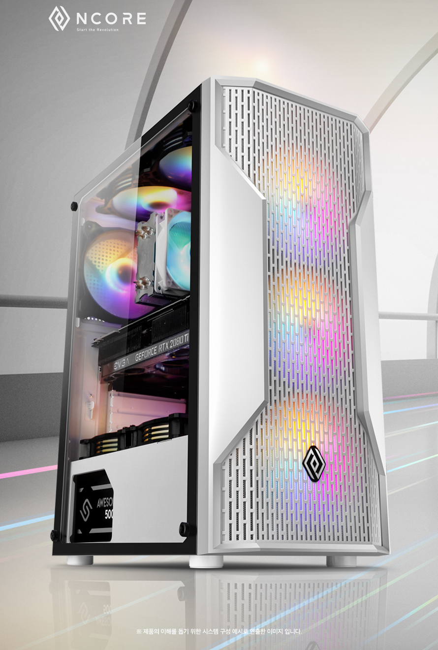 ABKO NCORE 베놈 식스 LED 강화유리