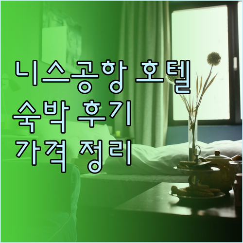 니스 공항 인근 호텔 숙박 후기와 가