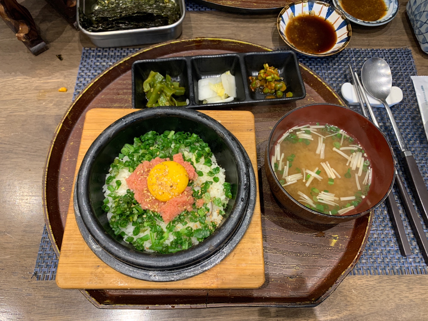 명란 솥밥