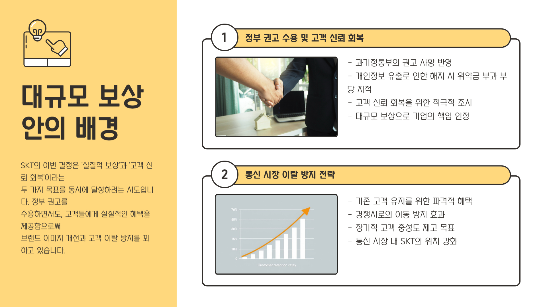 왜 이런 대규모 보상안이 나왔을까?