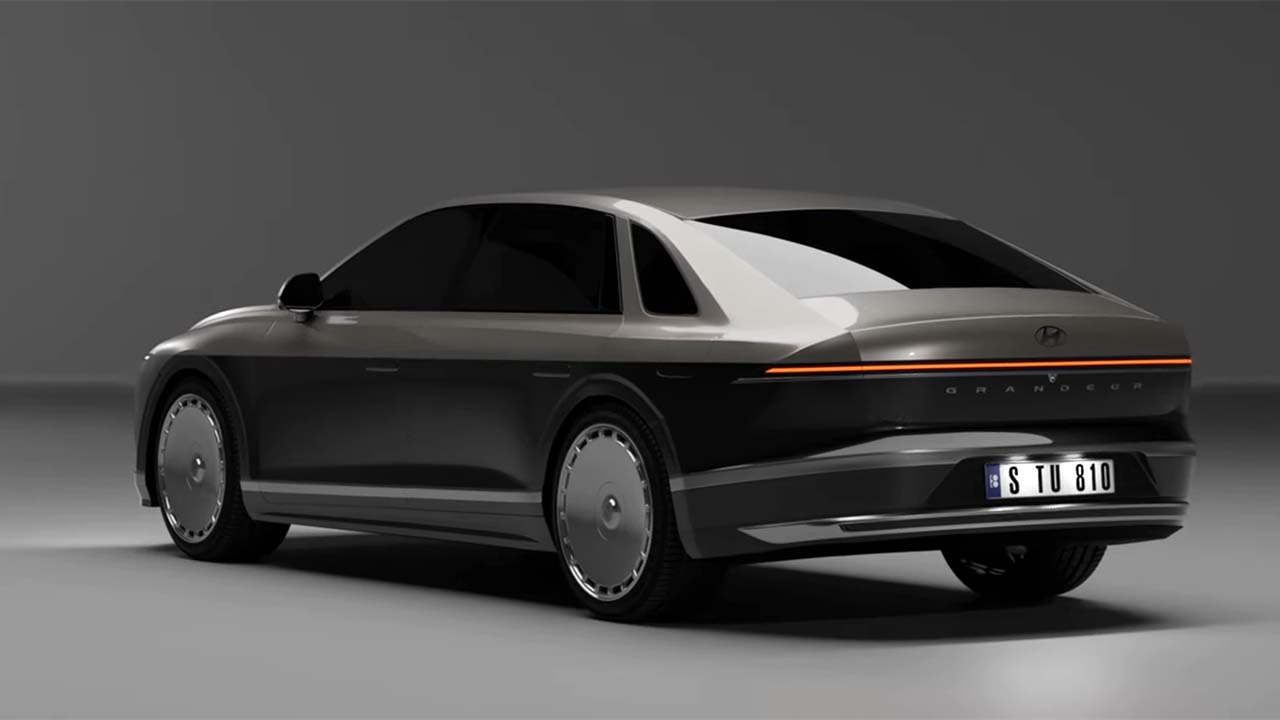 현대자동차 그랜저 롱휠베이스 가상 렌더링