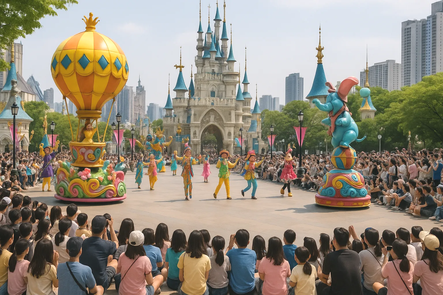 롯데월드 야간개장