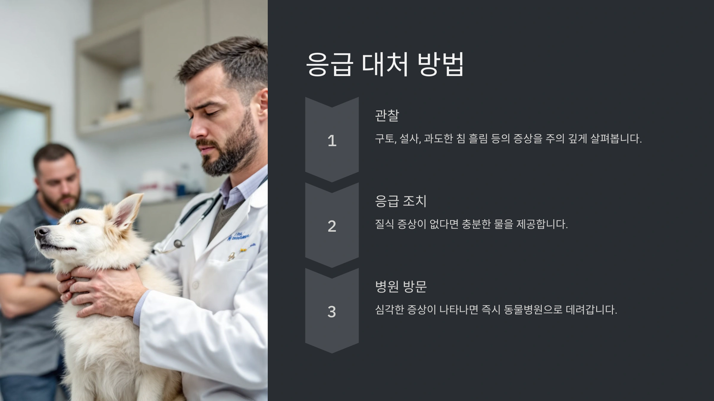 섭취 후 응급 대처 방법