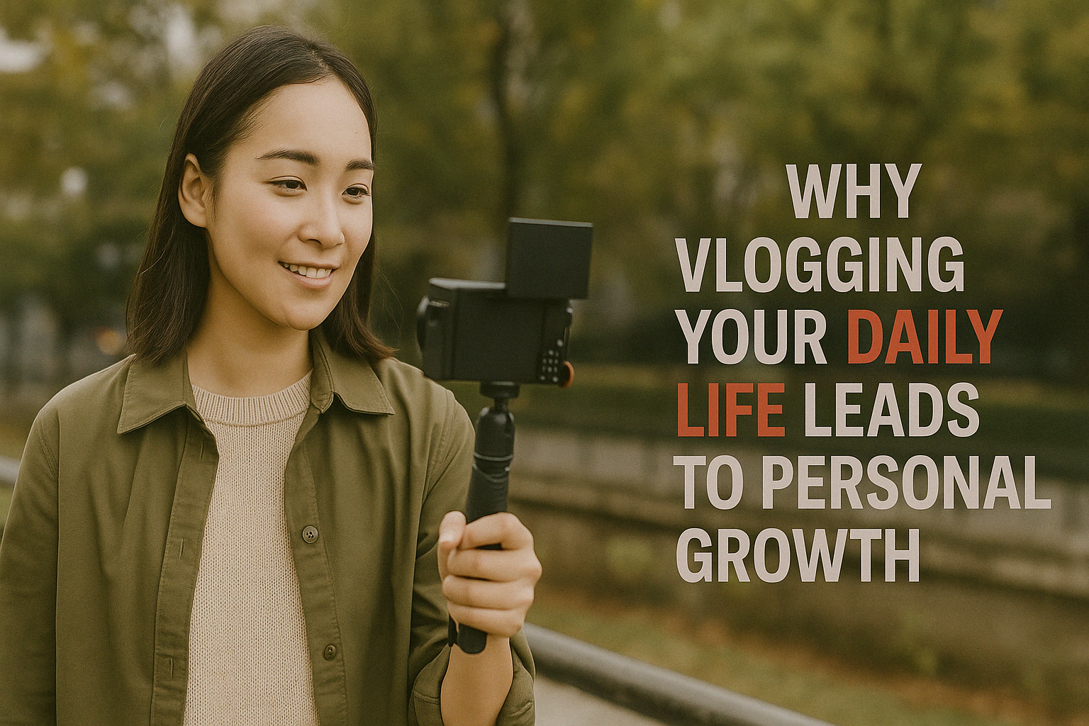 일상을 기록하는 브이로그(Ai생성이미지)