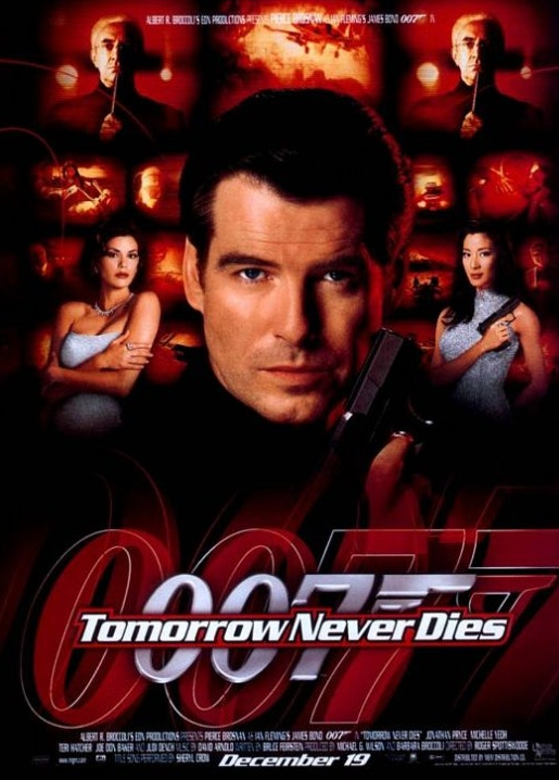 영화 투모로우 네버 다이 포스터 사진