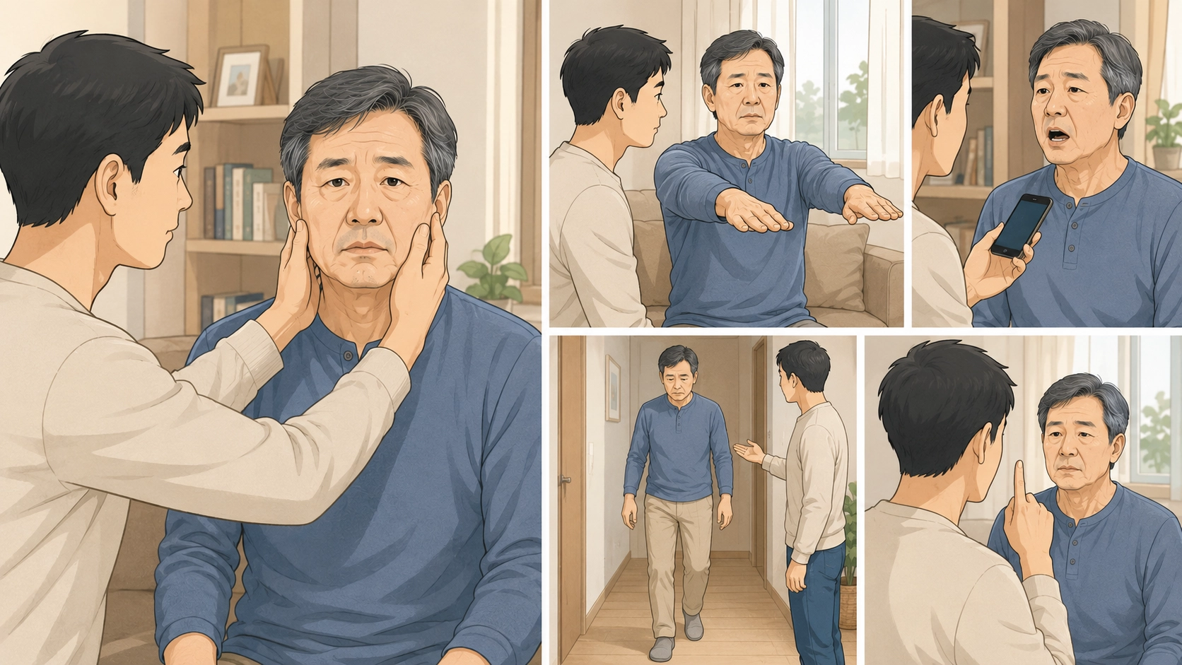 뇌졸중 의심 시 얼굴 팔 말 균형 시야를 확인하는 방법