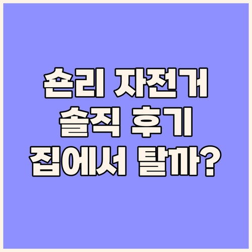 숀리 엑스바이크 E3 실내 자전거 솔