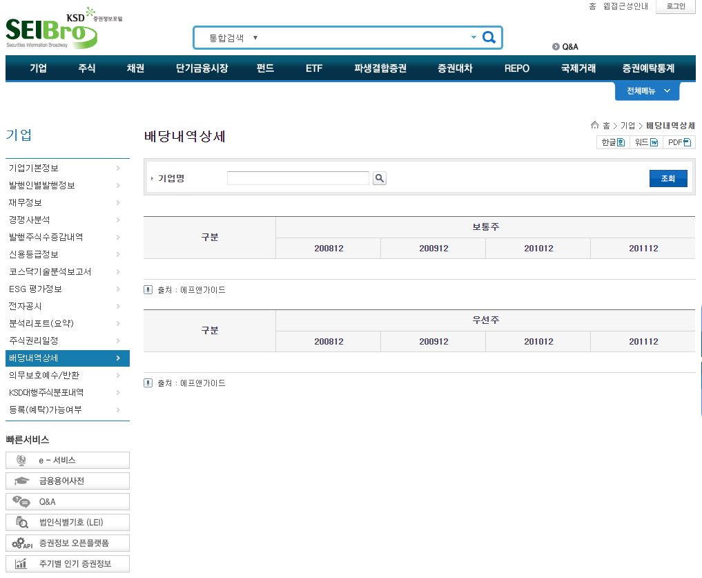 포스코 배당금