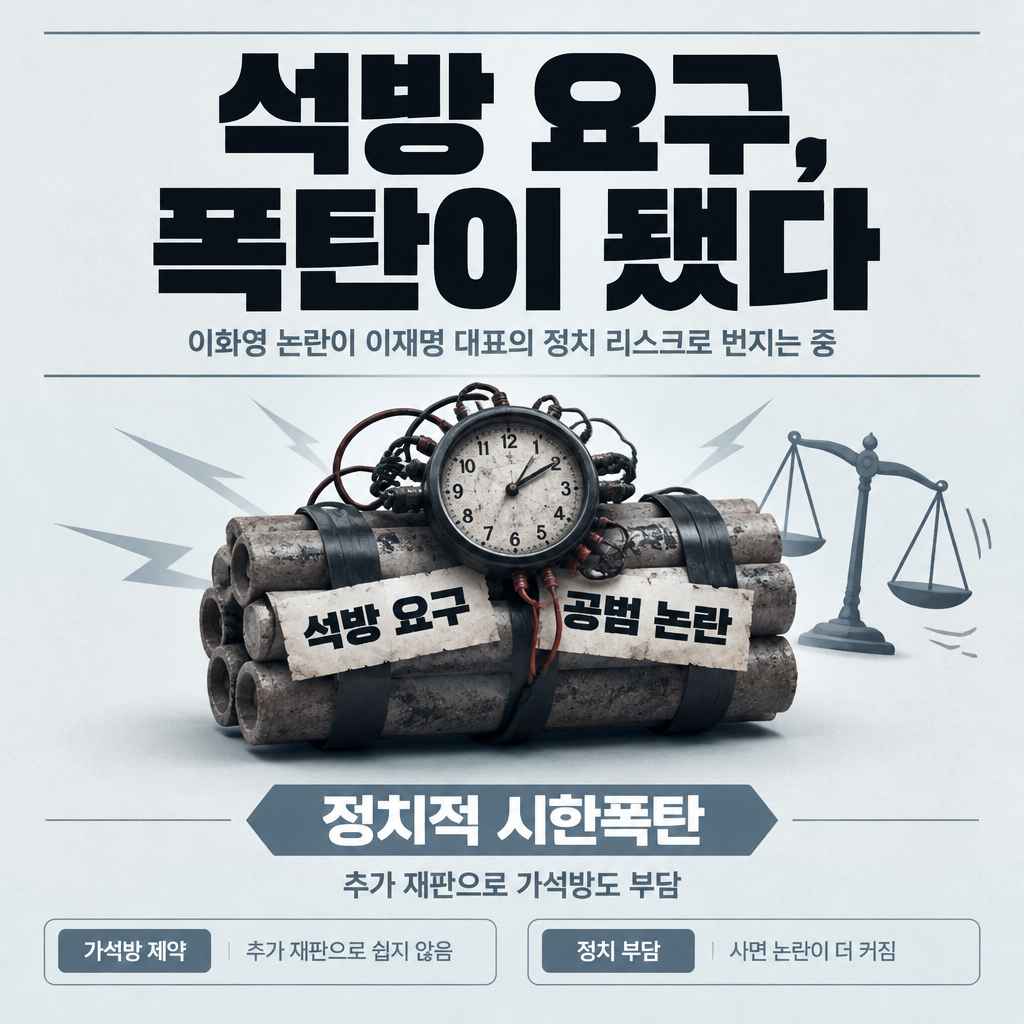 석방 요구, 폭탄이 됐다