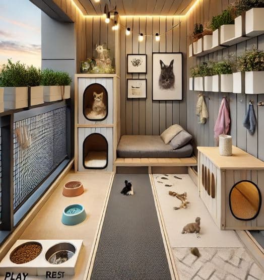 미니멀 라이프: 작은 베란다를 반려동물 공간으로 바꾸는 방법