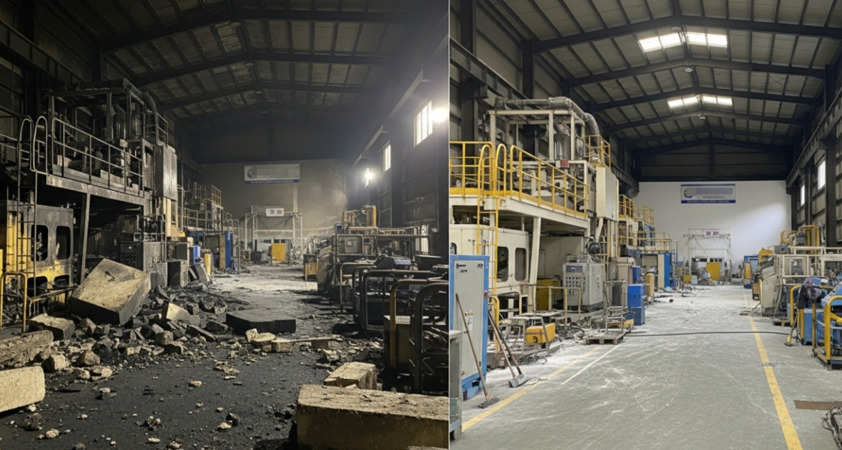 EPS실 분전반 청소