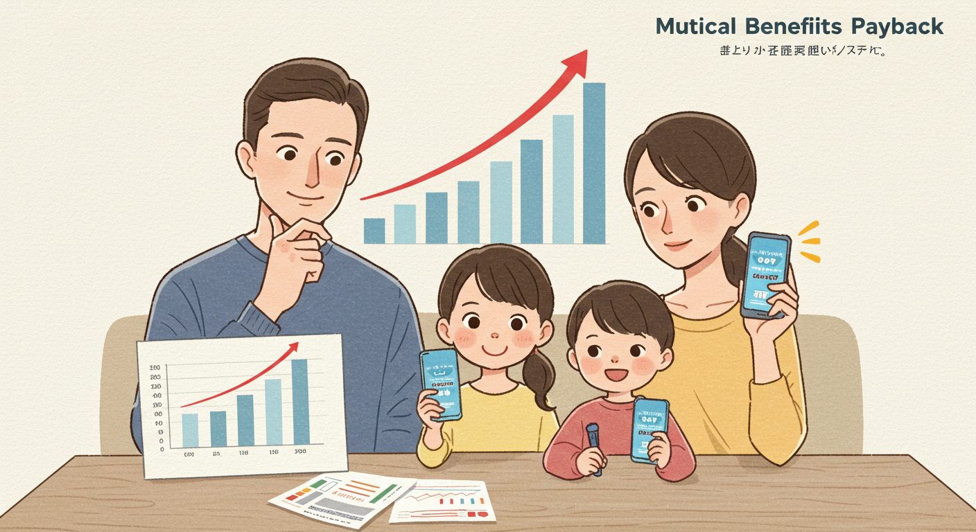 상생페이백 혜택을 알아보는 가족