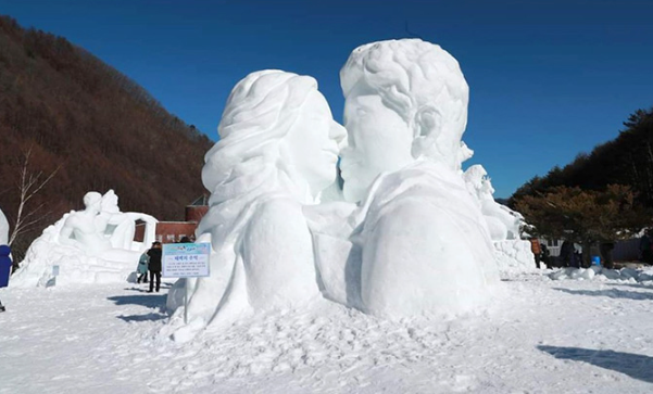 국제 대학생 눈조각대회