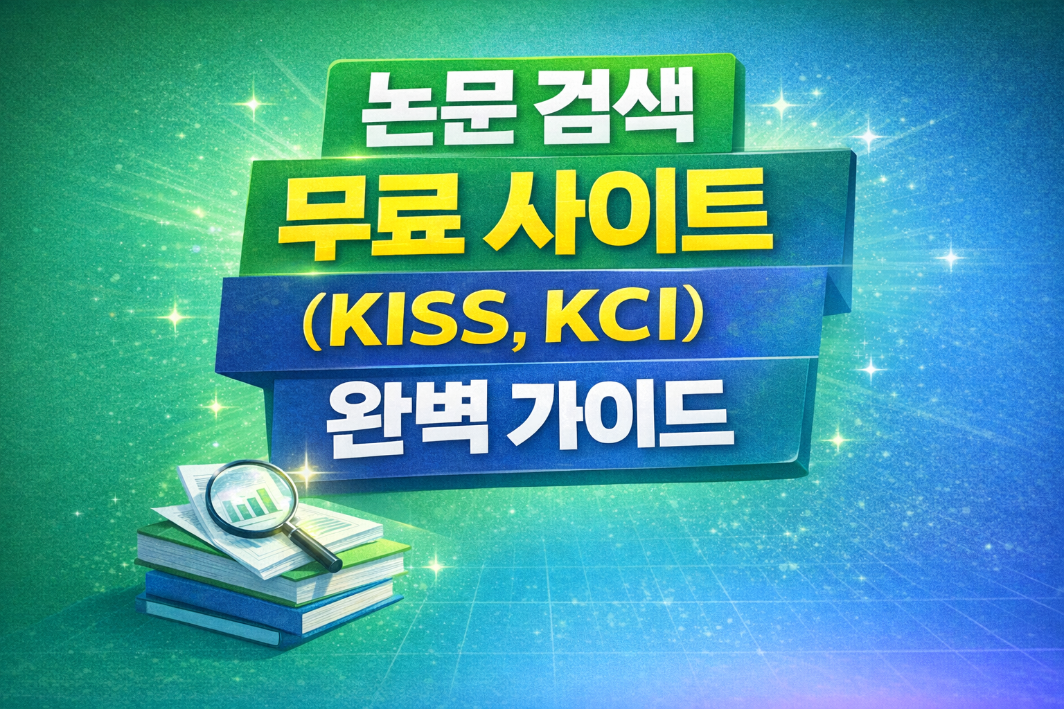 논문 검색 무료 사이트 (KISS, KCI) 완벽 가이드