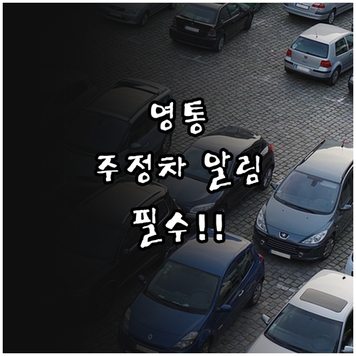 수원 영통구 불법 주정차 문자 알림 ..