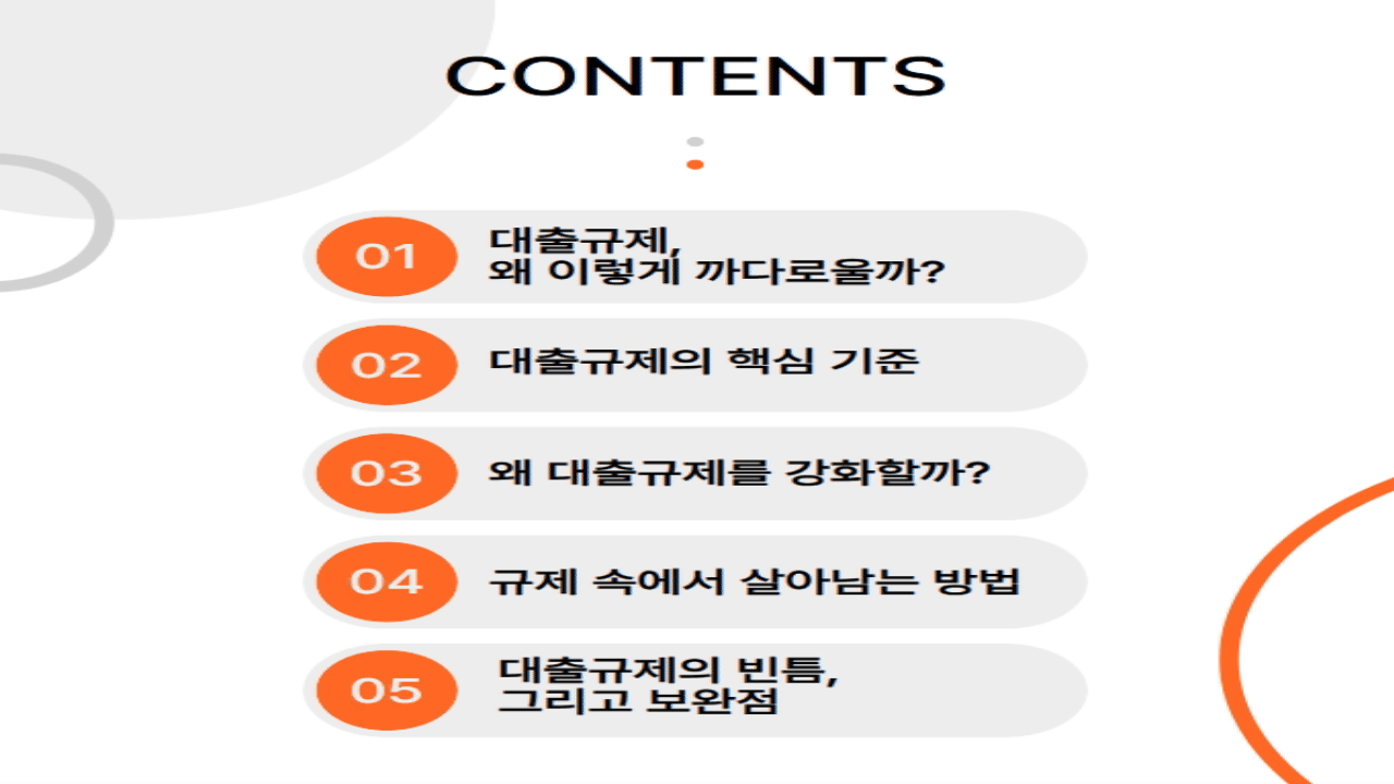 부동산 대출규제