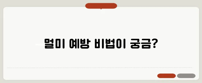 멀미 안 하는 방법과 예방 꿀팁