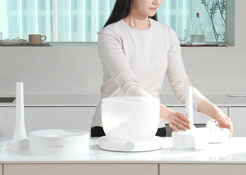 미로 가열식 가습기