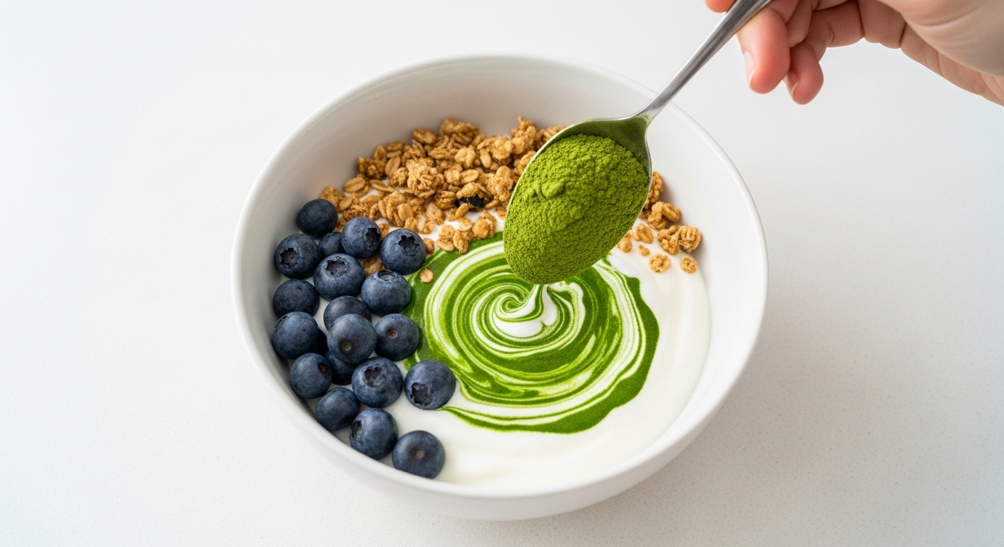 곱슬케일분말활용