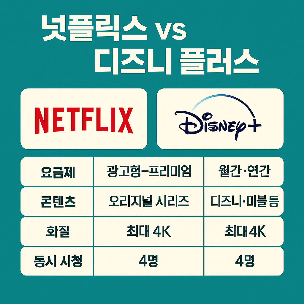 넷플릭스 vs 디즈니플러스