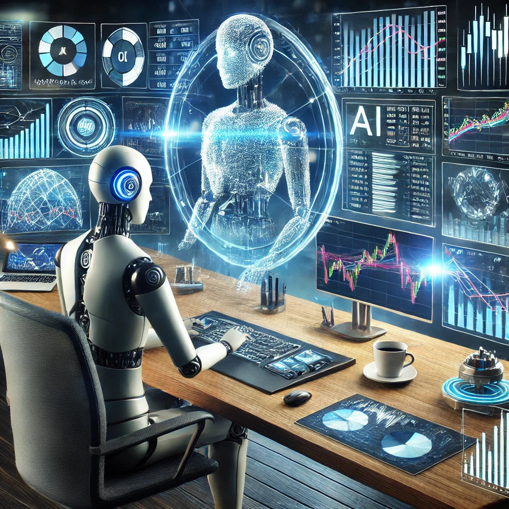 AI 기반 트레이딩과 관련 이미지