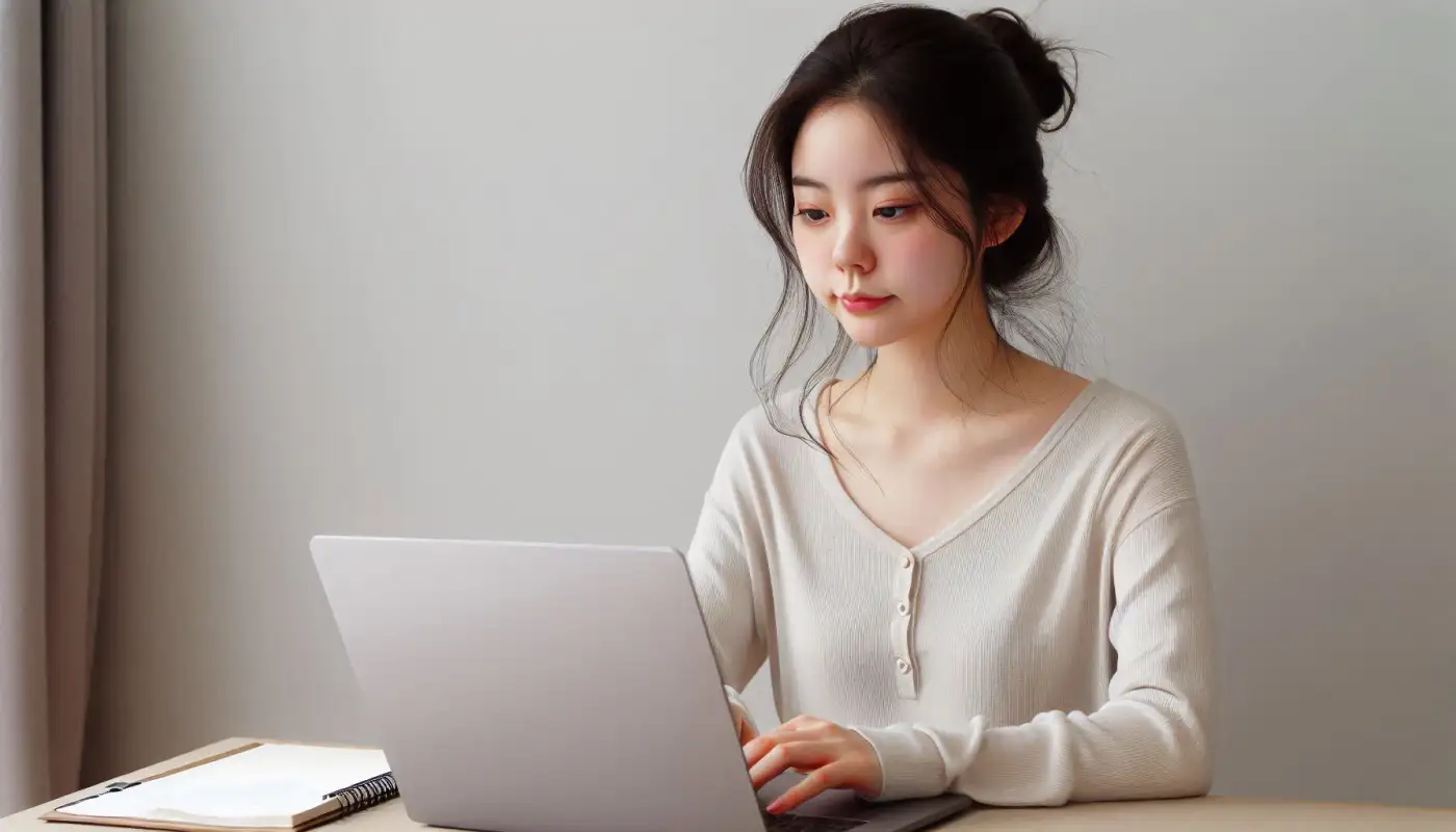 건강보험-피부양자-등록-서류를-알아보는-여성의-모습
