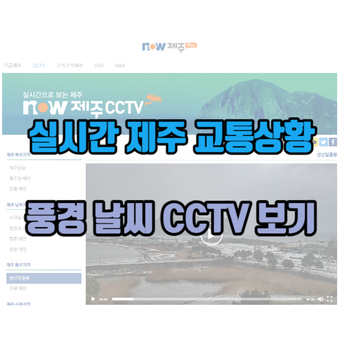 제주공항 실시간 cctv