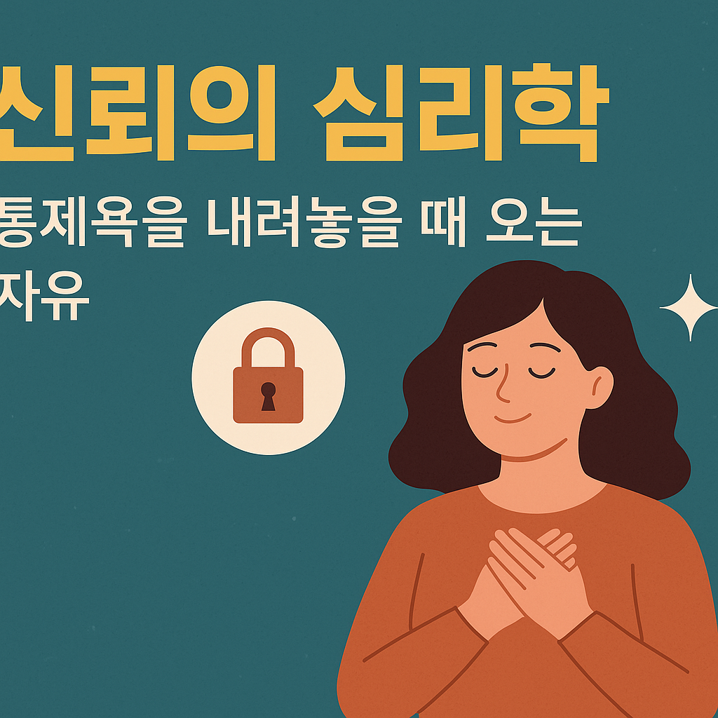 신뢰의 심리학 – 통제욕을 내려놓을 때 오는 자유를 다룬 블로그 썸네일 이미지
