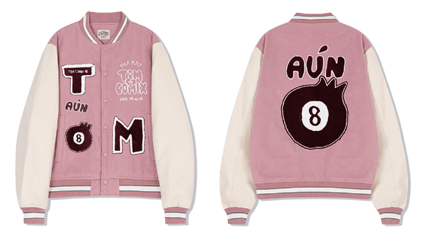 놀던언니2 초아 팀코믹스 바시티자켓