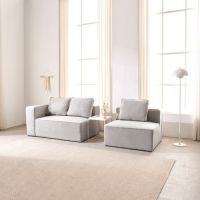 큐브 패브릭 3인용 모듈 소파(사이즈 추가 선택)