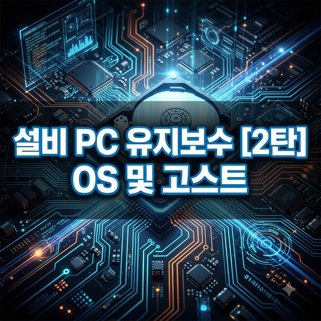 [설비 PC 유지보수] 2탄: 윈도우 OS 재설치 및 고스트(Ghost) 백업/복구 가이드