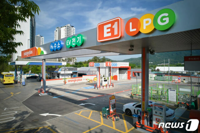 E1 과천 LPG 충전소 전경