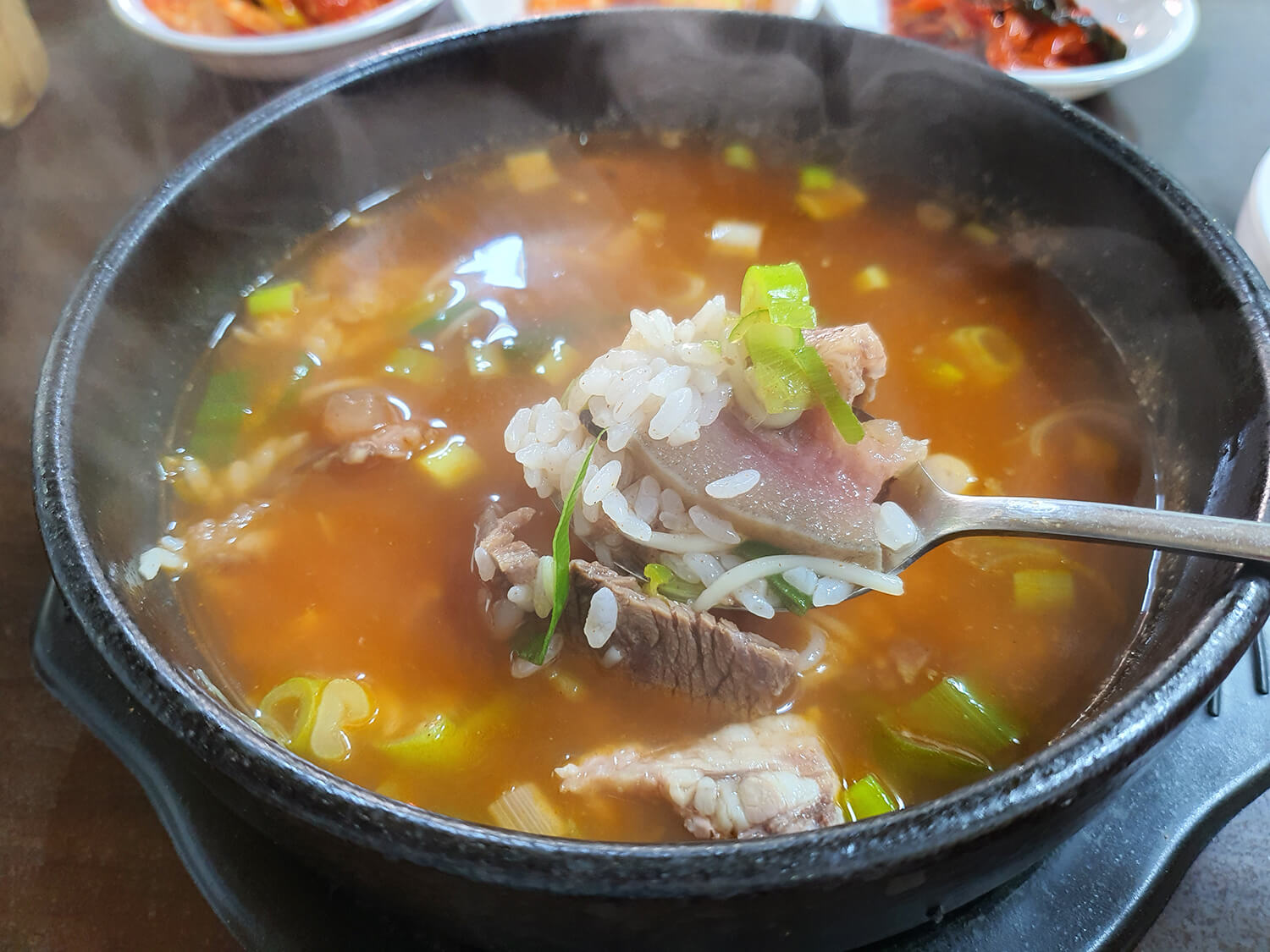 성남 종합시장 속풀이 해장국 맛집,